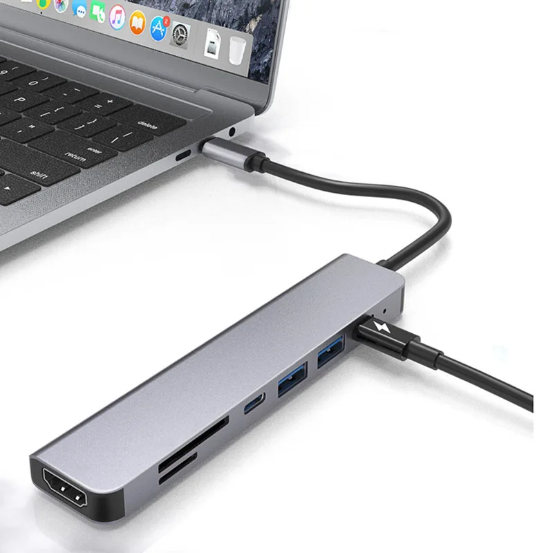 Док-станция 7 в 1 4K USB C Type-C | Компьютеры и офис