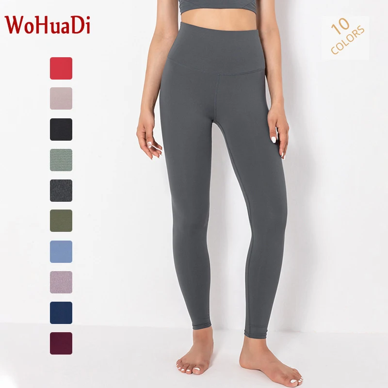 

WOHUADI Sport Leggings Push Up Women Yoga Pants Workout Fitness Clothing Run Pants Gym Tights Stretch Sportswear Legging Skinny