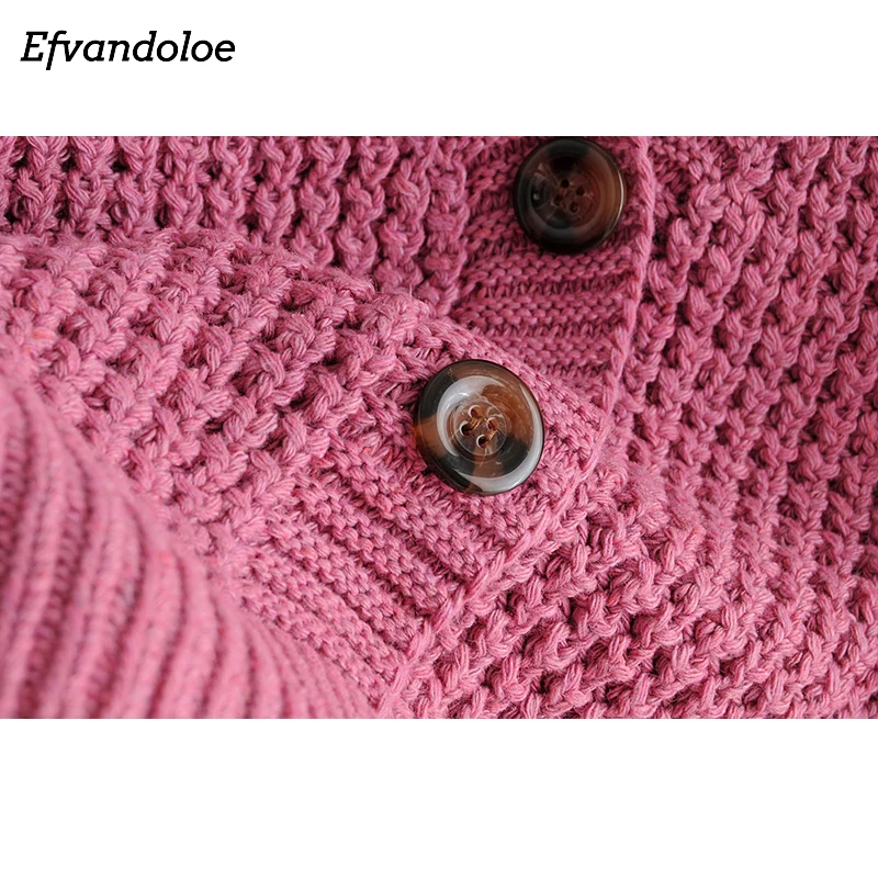 Efvandoloe, осенний кардиган, свитер, женская зимняя одежда, Kardigan, вязаный, осень, свитера