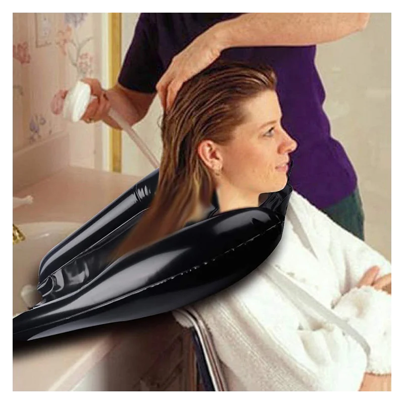 

PVC Inflatable Shampoo Basin Portable Shampoo Pad Quickly Inflate Deflate Hair Washing Basin For Pregnant Women Elderly -40