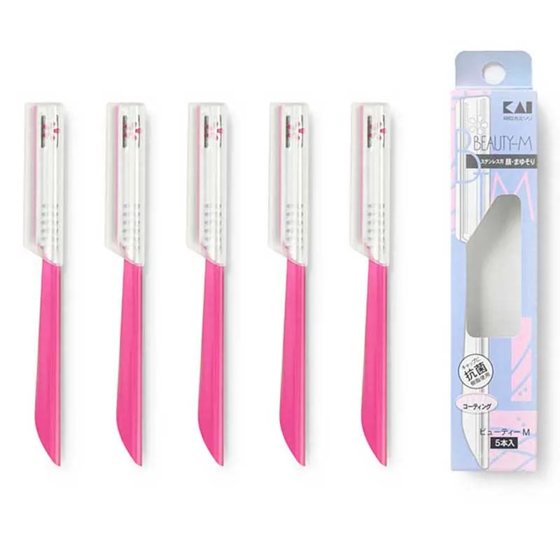 

Makeup Tools Accessories 5Pcs sharp Steel Eyebrow Razor Japan Eyebrow Trimmer Knife Shaper Shaver Blade Facial Hair Remover