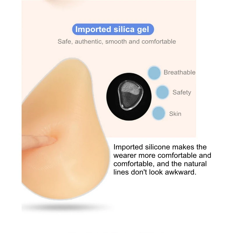 Протез груди для хирургии рака поддельные искусственные силиконовые формы