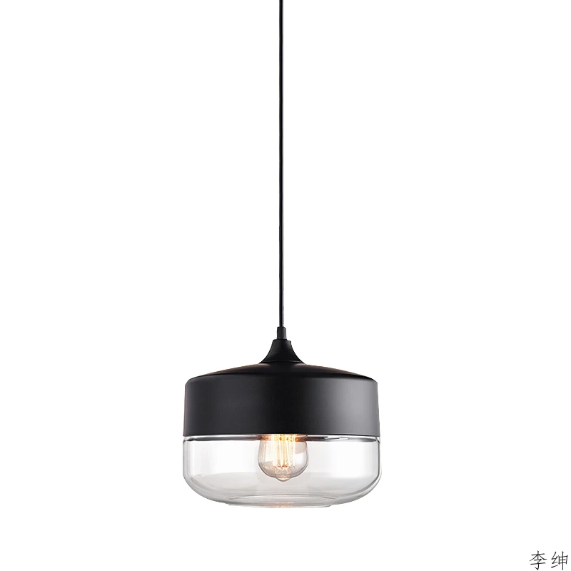 

Nordic Loft Hanging Glass Pendant Lamp Kitchen Fixtures Modern LED Pendant Lights for Restaurant Living Room Bedroom Luminaire