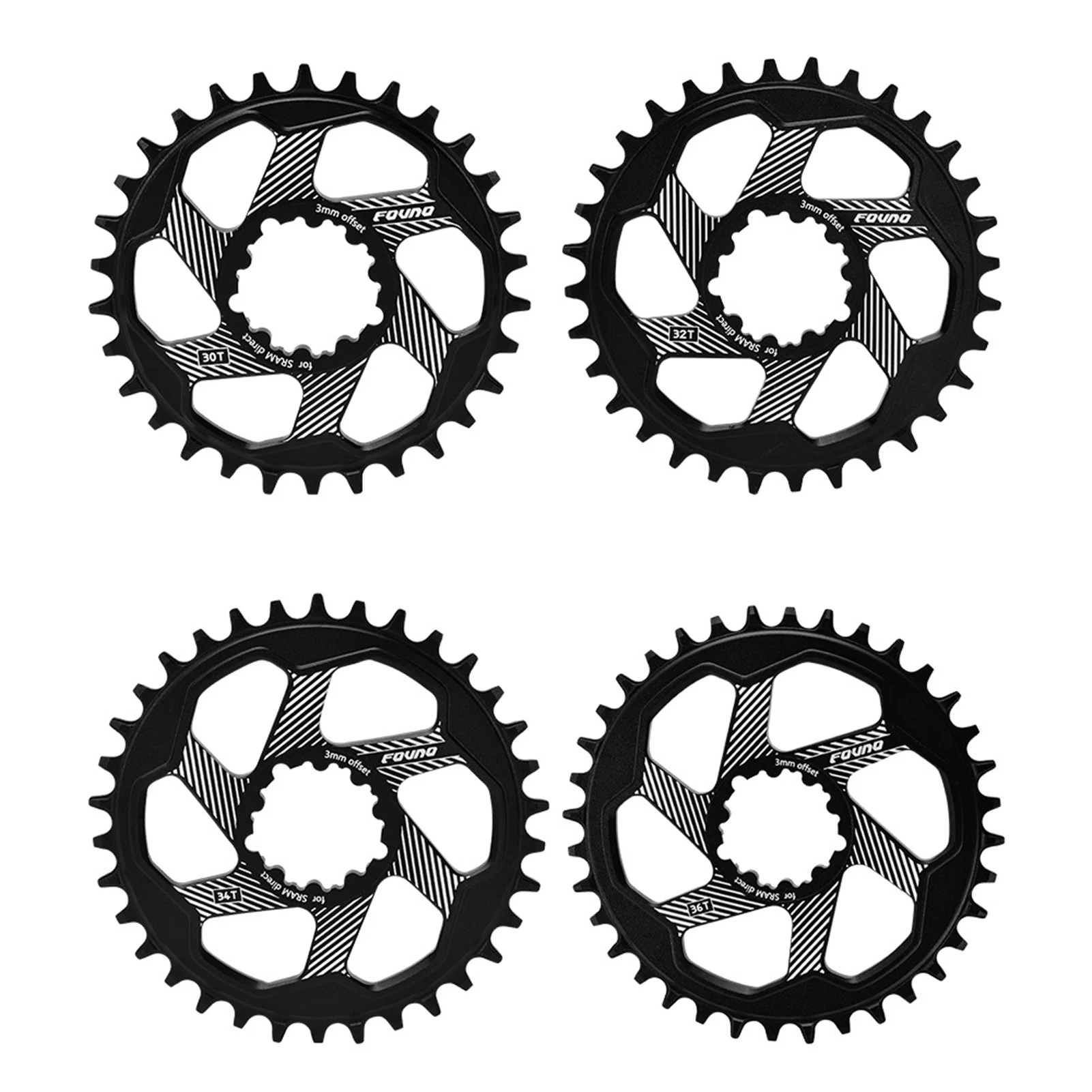 

8-12S Mountain Bike Crank Chainring Aluminum Alloy Bicycle Direct Mounting 30T 32T 34T 36T Crankset Tooth Plate Bike Parts