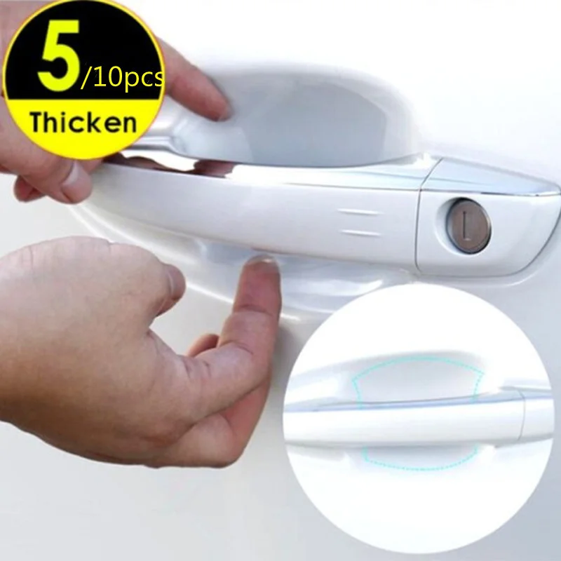 

5/10 шт., наклейки на дверные ручки автомобиля