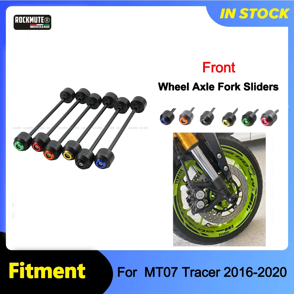 

For YAMAHA MT-07 Tracer 2016-2020 Motorcycle POM Circle Front Axle Fork Crash Sliders Wheel Protector