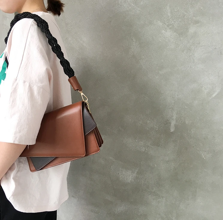 Необычная модная женская сумка на плечо из пеньковой веревки|Сумки с ручками| |