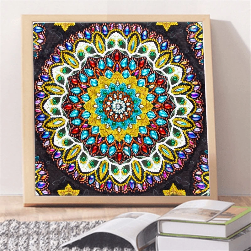 

Flower Diamond Painting Kits for Adult Drill Paint with Diamonds Mandalas R9JC
