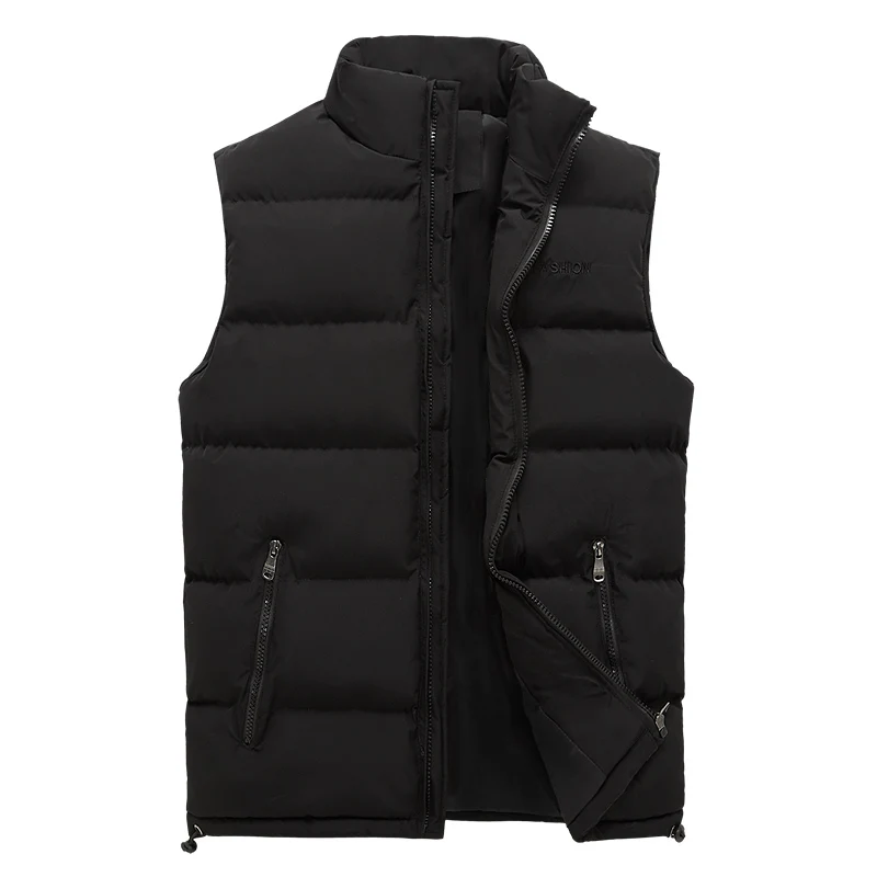 

Down cotton vest men's winter Korean version of the trend of sports and leisure warm vest sleeveless handsome jacket vest men