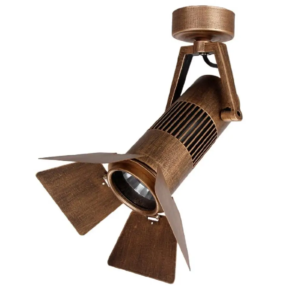 Бронзовый винтажный Светодиодный точечный светильник s 9 Вт 12 15 COB Точечный для