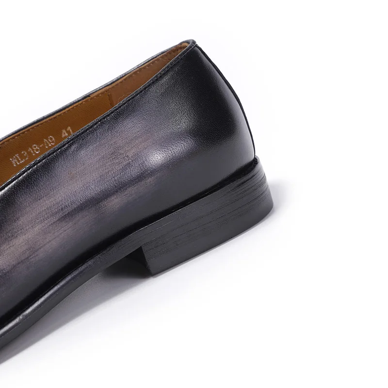 Классические мужские мокасины в итальянском стиле повседневные деловые туфли из