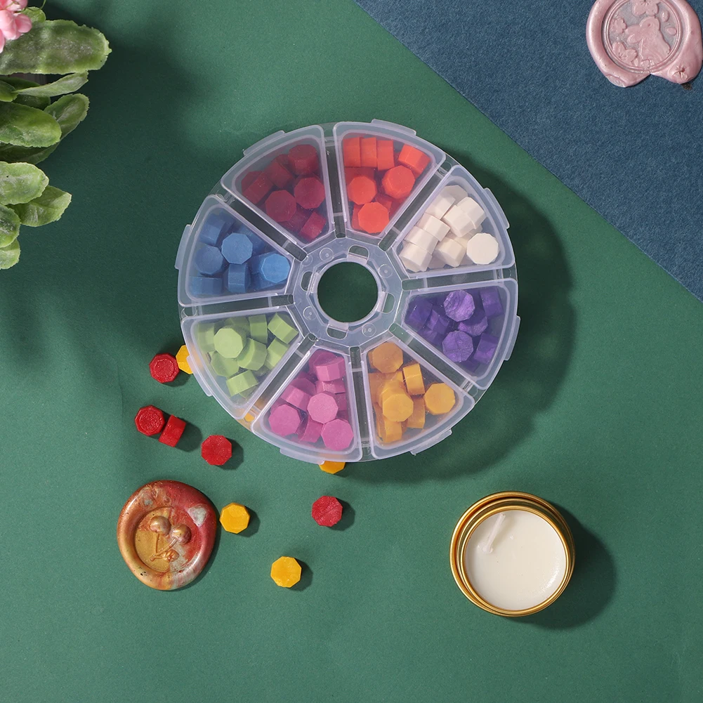 160pcs Mixed Color Sealing Wax Beads Set Stamp Tablet Pills for Envelope Wedding Invitation Waxes Craft Decoration | Дом и сад