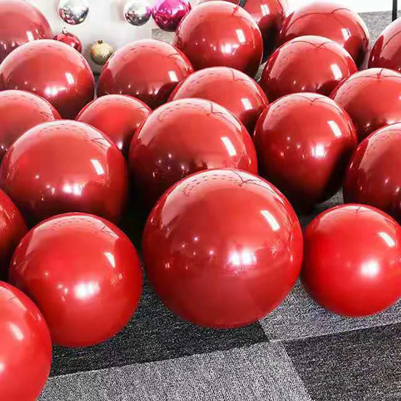 

Red 10 Inch 2.2g Balloon Wedding Arch Party Decoration Gem Red Balloon Latex Decorative Balloon Ballon 049