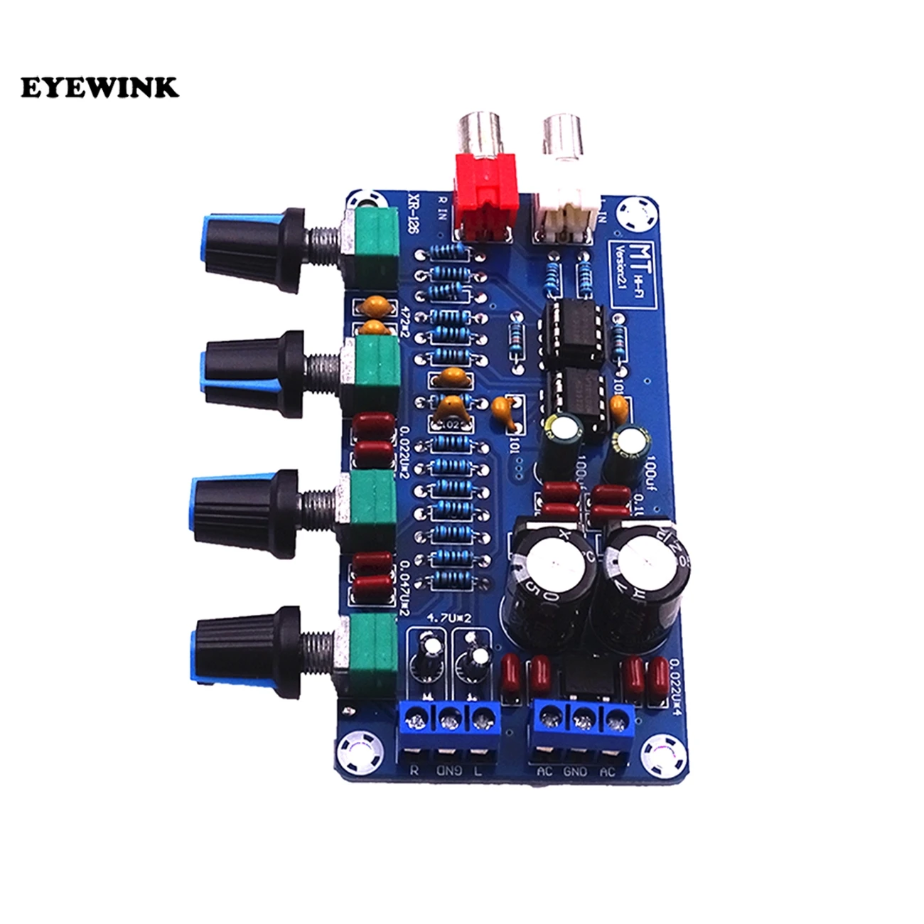 XH M164 NE5532 Stereo Pre усилитель предусилитель Tone Board Audio 4 каналов Module 4CH Control Circuit Telephone