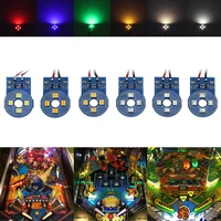 50pcs led 4smd wedge base with flexible wire various color non polarity ac dc 6v 6 3v 8v pinball game machine led bulbs light