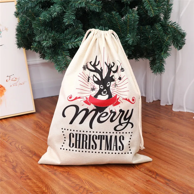 

Christmas Gnome Doll Gift Bag Christmas 2021 Candy Gifts Big Bag Lattice Drawstring Pocket Gifts for Kids Christmas Decoration