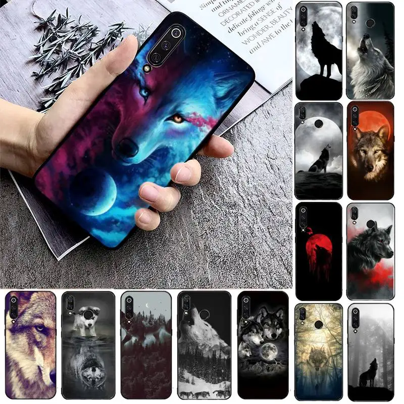 

YNDFCNB Animal wolf Phone Case For Xiaomi max3 mi 9 se mi8 F1 9SE 10 lite F1 Back Coque