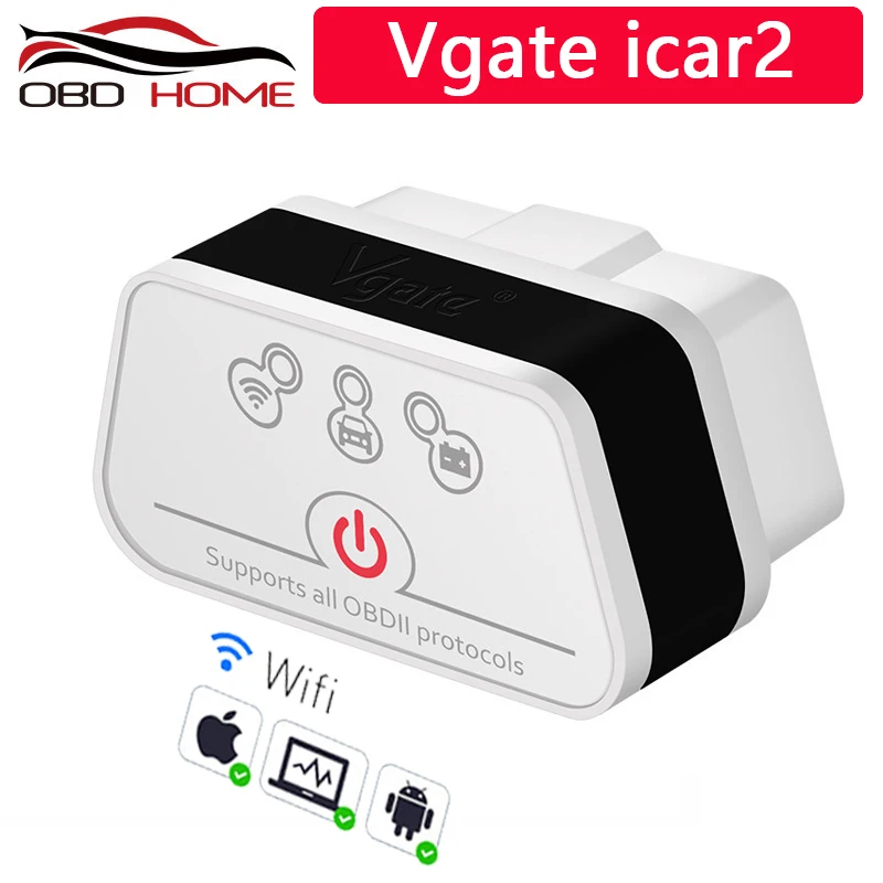Автомобильный диагностический сканер Vgate iCar2 ELM327 obd2 WIFI elm 327 V2.1 obd 2 wifi icar