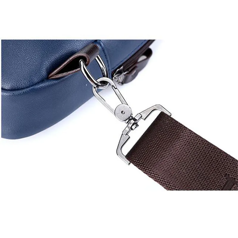 Горячая Распродажа мужская мода 2020 искусственная кожа сумка через плечо защита