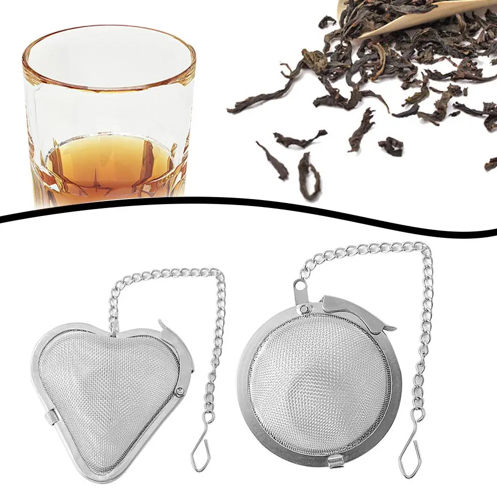 

Stainless Steel Tea Infuser Sphere Locking Spice Tea Ball Strainer Mesh Infuser Tea Filter Strainers Kitchen Accessories