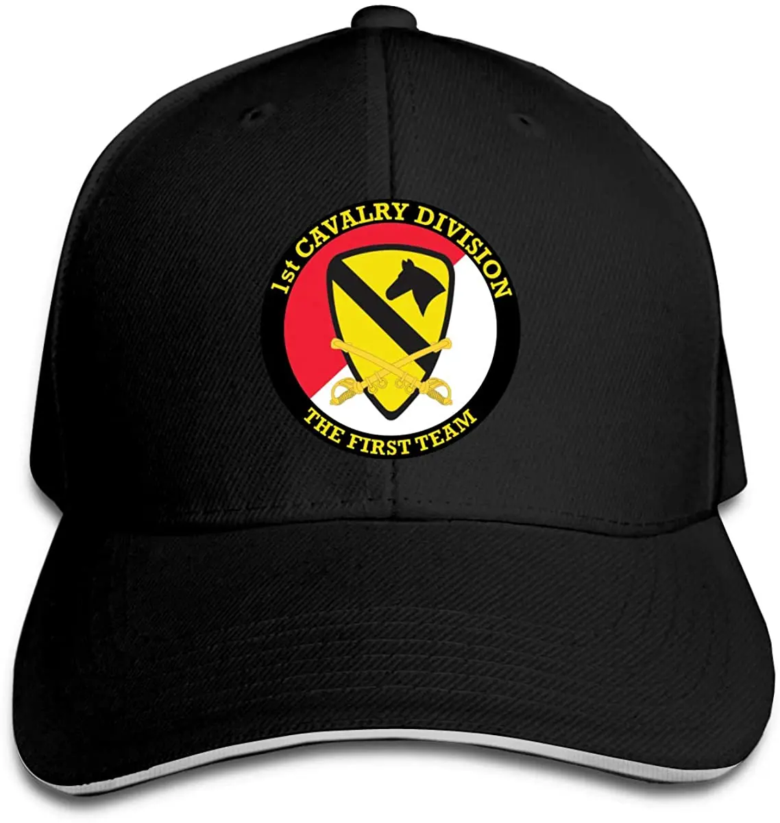 

1st Cavalry Division with Sabres Unisex Hats Trucker Hats Dad Baseball Hats Driver Cap