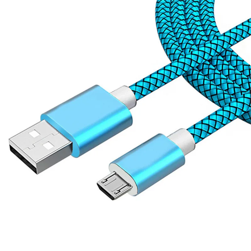 

Micro USB Cable 2M Fast Charging Data Cord Charger Adapter For Samsung Xiaomi Huawei Oukitel Android Phone Microusb Cable Wire