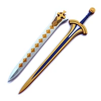 excalibur fate king arthur pendragon saber cosplay sword and scabbard costume prop