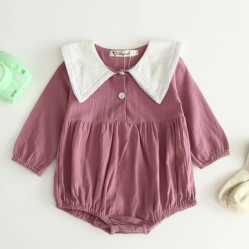 Детский комбинезон весенне-осенняя Милая юбка принцессы цельное Кружевное боди