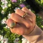 Кольца в форме сердца для женщин, кольца из нержавеющей стали золотого и серебряного цвета, обручальное кольцо, 2021, трендовые ювелирные изделия, подарки для пар, бижутерия для женщин