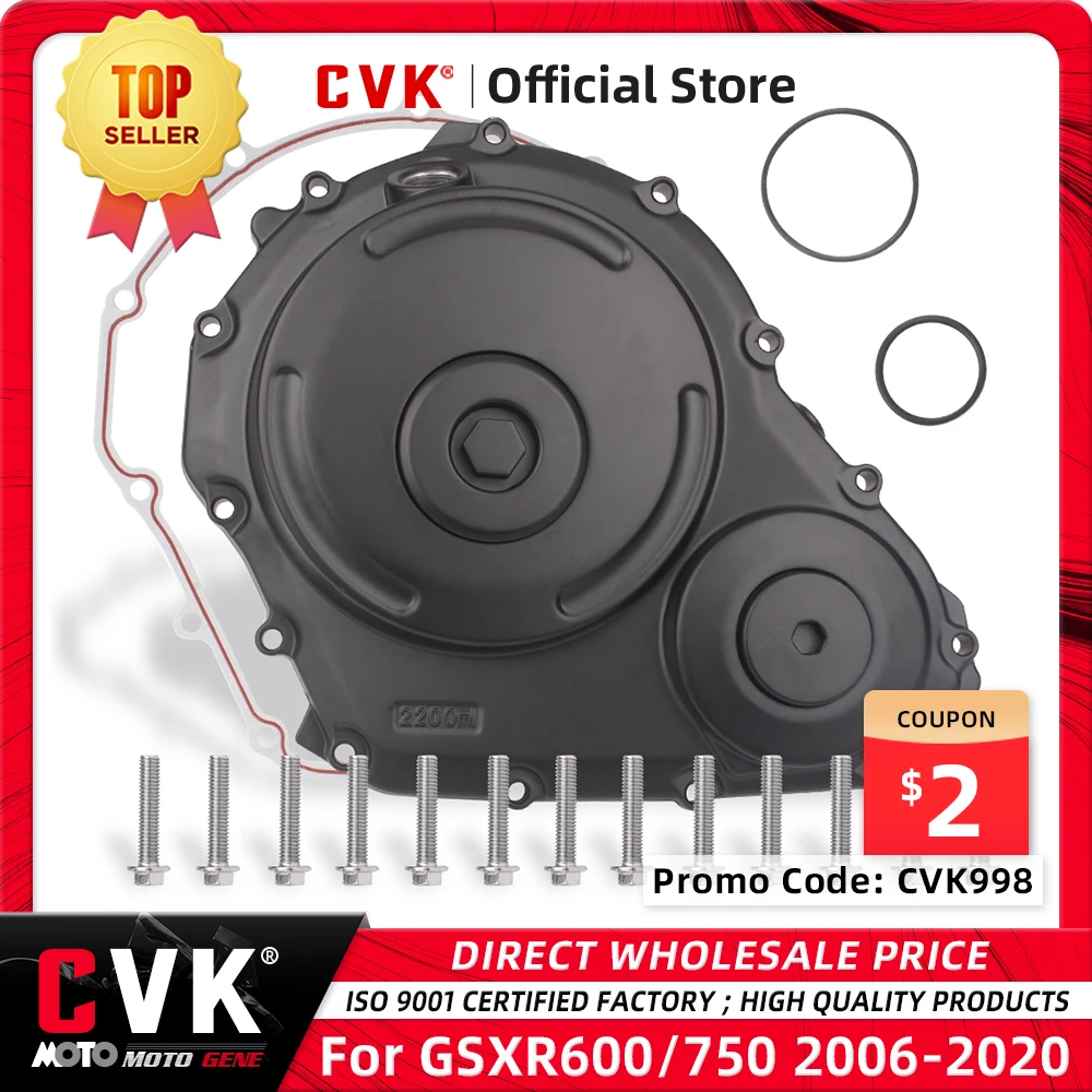 

AHH Engine Cover CrankCase Clutch Cover For SUZUKI GSXR600 GSXR750 GSX-R 600 750 2006 2007 2008 2009 2010 2011 2012 2013 2014