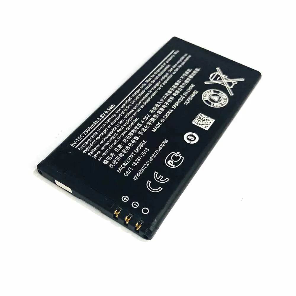 2500mAh 9.5Wh BV-T5C/BV T5C BVT5C Сменный аккумулятор для Nokia microsoft Lumia 640 Lumia640 RM-1073