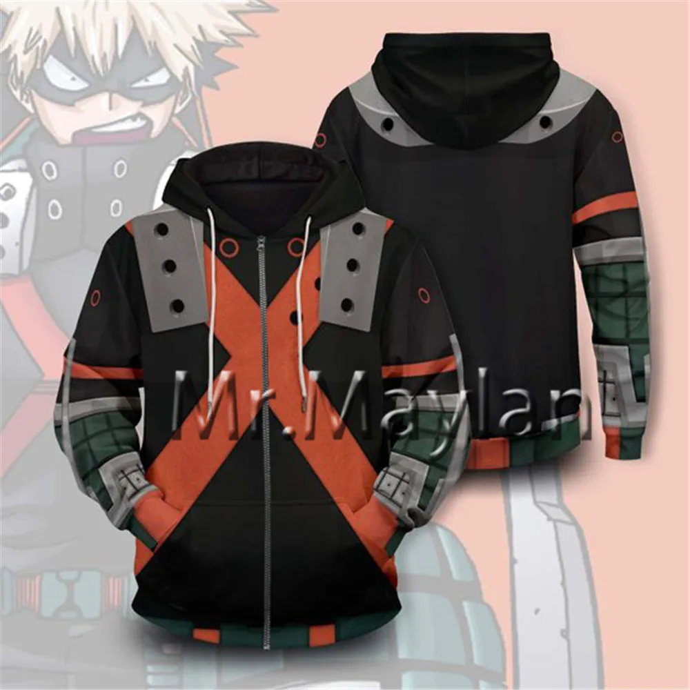 

Толстовка Bakugo в стиле Харадзюку С 3D принтом, мужская куртка с капюшоном в стиле Харадзюку, Повседневная Уличная одежда унисекс, свитшот, пул...