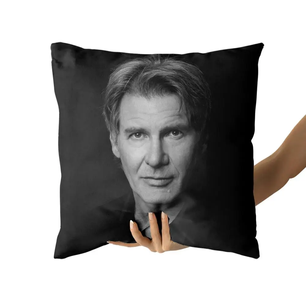 

Harrison Ford Cotton Canvas custom pillow custom covers Throw Pillow Pillow Covers Sofa Pillow