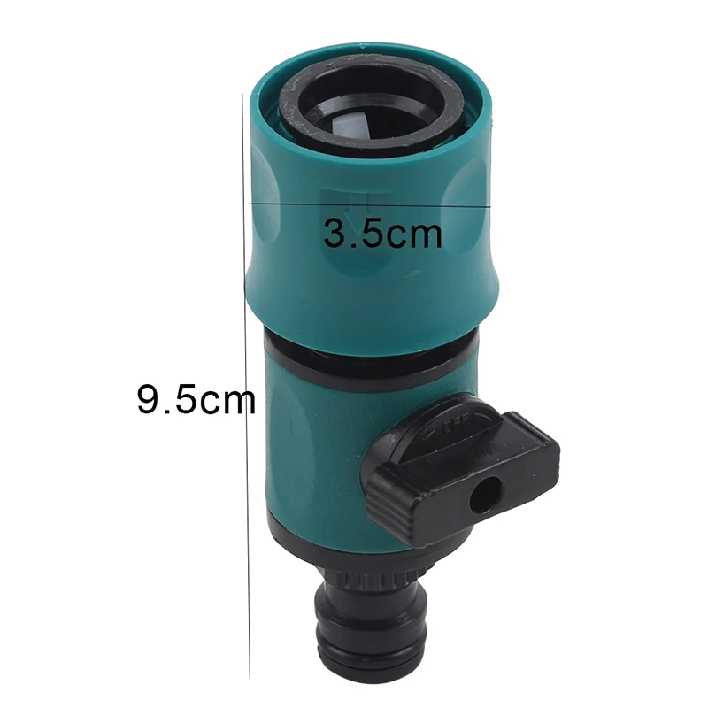 

Quick Connector with Valve Garden Irrigation System Fast Couplings Accessories 1 PC Durable High Quality Garden Supplies