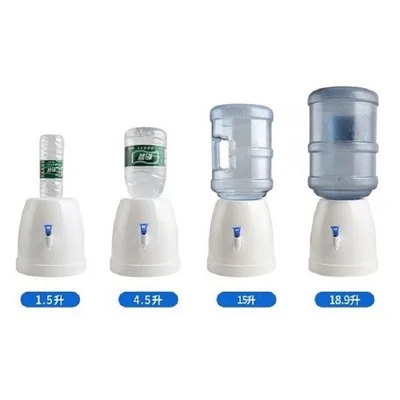 Mini Water Dispenser Desktop Drinking Fountains Machine Base Buckets Watering Bottle Holder Absorber Barrel Pump Faucet | Бытовая