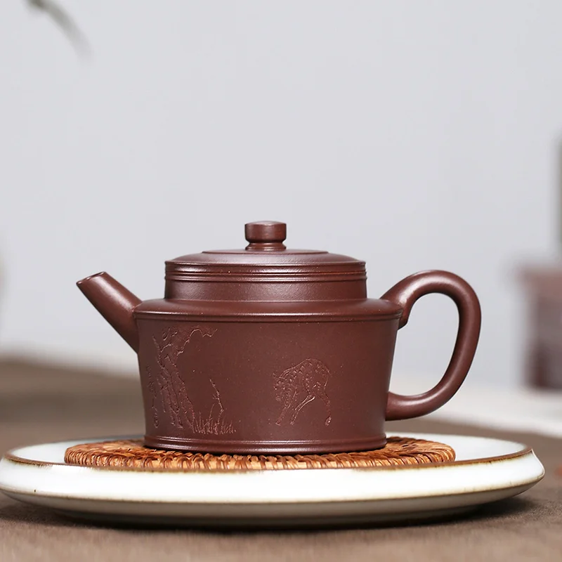 

purple clay teapot master pure handmade genuine raw teapot single TEASET national high quality products collection