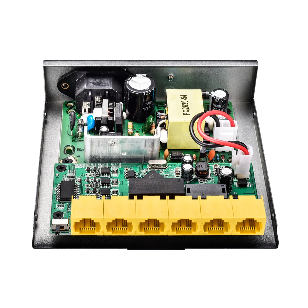 Gadinan 4CH 8CH 48V Сетевой переключатель POE Ethernet с 8 портами IEEE 802,3 af/at для ip-камеры/беспроводной AP/CCTV камеры системы