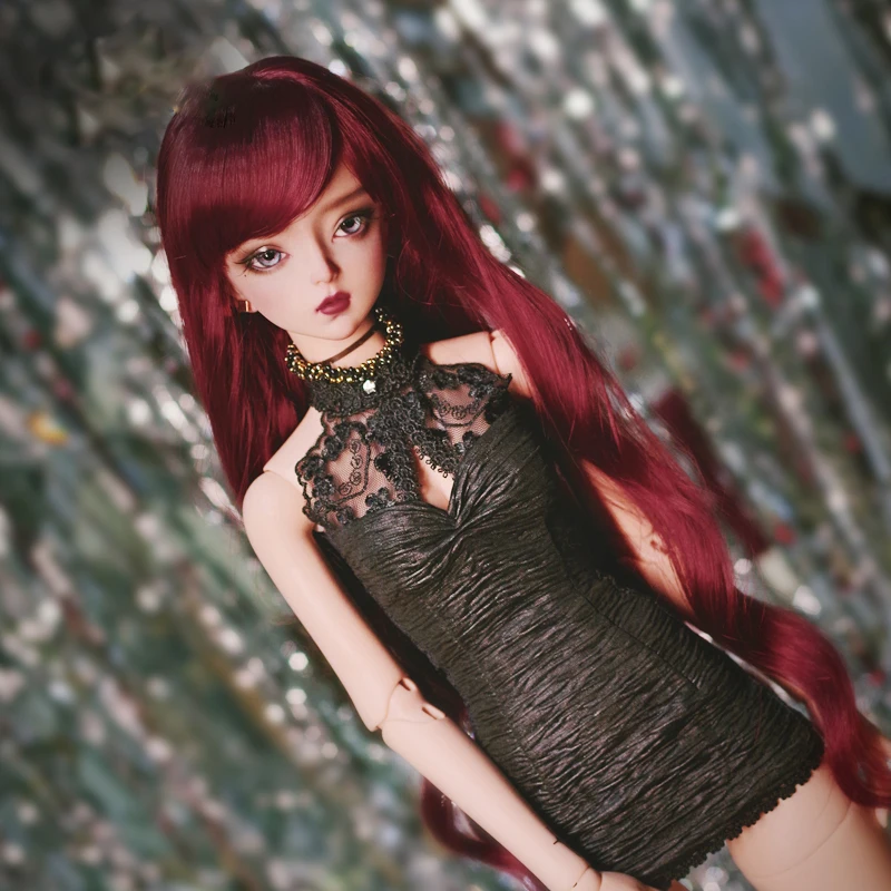 1/3 1/4 1/6 Bjd SD парик куклы длинный провод 2020 Мода волнистый стиль для BJD супер