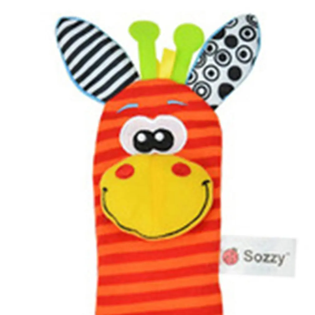 

1 Pcs Baby Bell Toy Socks Wristband Infant Baby Kids Socks Rattle Toy Wrist Rattle And Foot Socks 0-24 Months