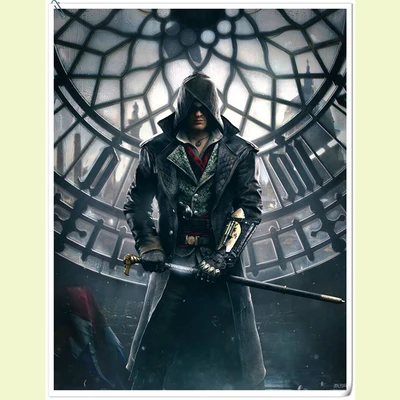 Холст картины плакаты Assassins Creed Коннор войны стены искусства 10 рамки домашний