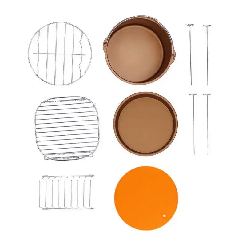 

Pizza Pan Easy To Clean Steaming Rack Silicone Material for Kitchen for Fryer