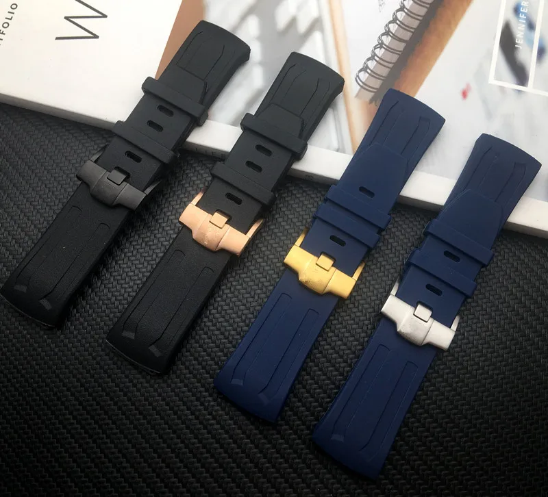 Силиконовый резиновый браслет 27 мм ремешок для часов AP band Oak Concept logo|Ремешки часов|