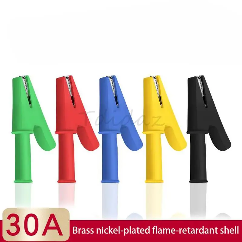 Зажим типа крокодил зажим-оболочка для провода питания маленького аккумулятора