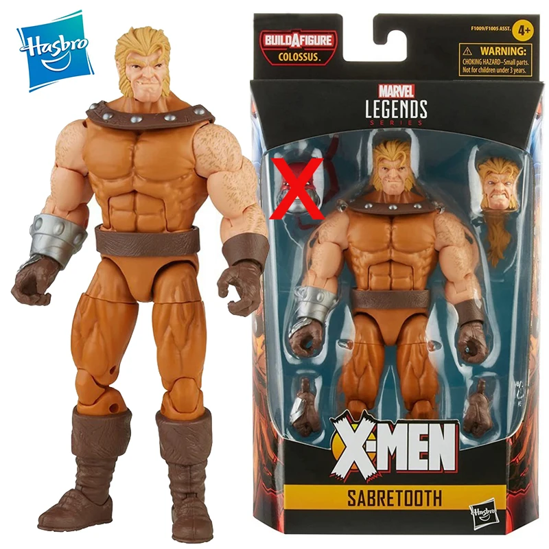 

Фигурка героя Hasbro Marvel Legends X-Men, 6-дюймовая фигурка героя серии Sabretooth, коллекционная игрушка, легенды Marvel Sabretooth