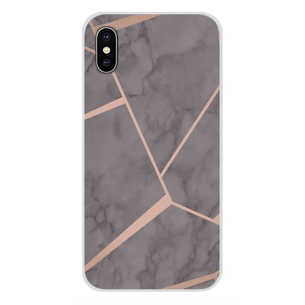 Розовое золото блеск мрамор для Apple IPhone X XR XS 11Pro MAX 4S 5s 5C SE 6S 7 8 Plus ipod touch 5 6 аксессуары