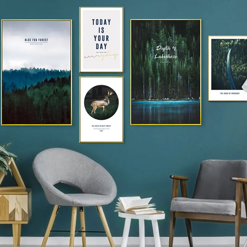 Постеры и художественная печать на холсте скандинавские Современные Простые