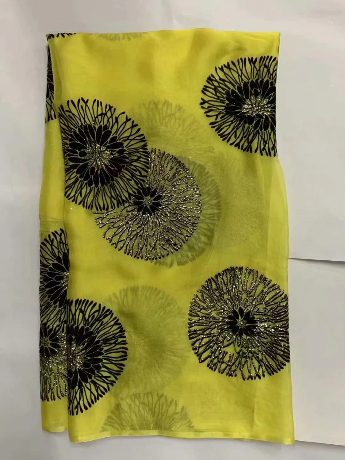 Европа Мода 100% чистый шелк тутового шелкопряда шифоновая ткань шелковая с