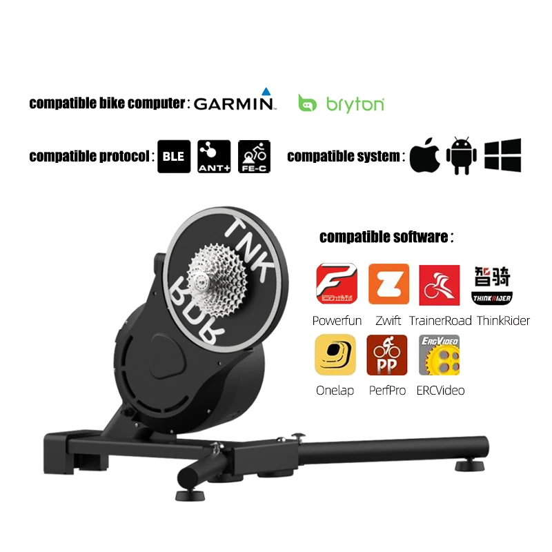 New Thinkrider X7 Pro Generation-4 Smart Bike Trainer MTB Road Bicycle Built-in Power Meter ZWIFT home Trainer