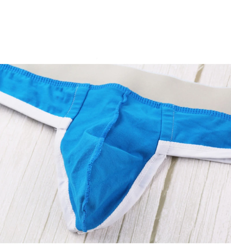 AIIOU для мужчин хлопок нижнее бельё девочек принт стринги бандаж трусики мешочек