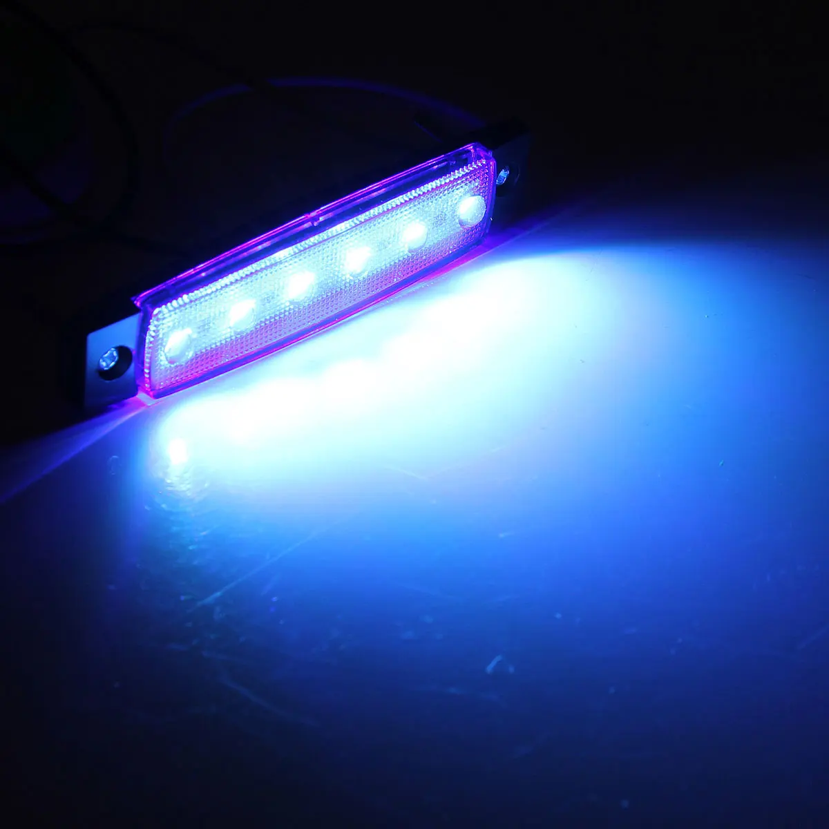 30X DC светодиодный 12 в 6 SMD 10 белый + желтый красный автомобильный Автобус Грузовик